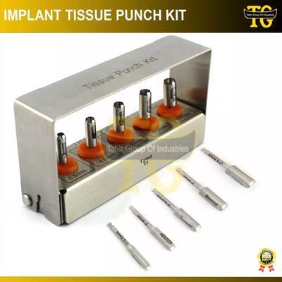 5 Pcs Implant Tissue Punch Kit, TGI's own catalogue photograph