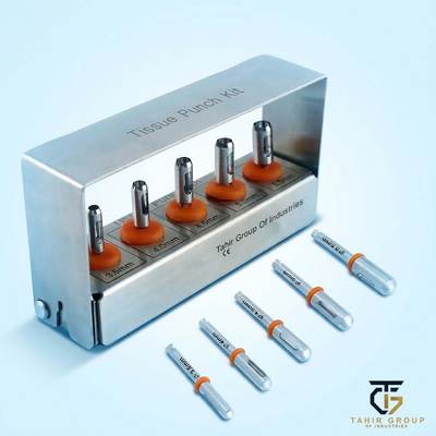 5 Pcs Implant Tissue Punch Kit, dental implant kits, TGI's own catalog photograph