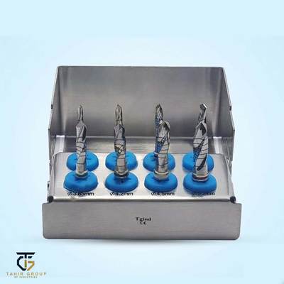 8 Pcs Dental Implant Conical Drills Kit, dental implant kits, TGI's own catalog photograph