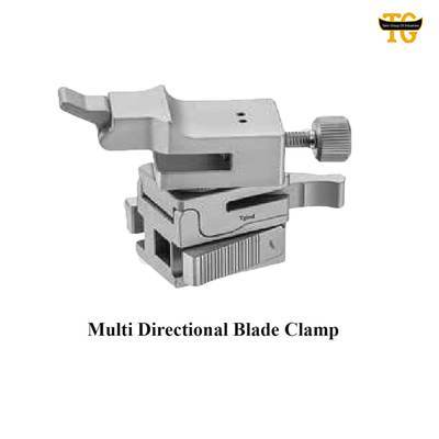 Multi Directional Blade Clamp, surgical instruments, TGI's own catalog photograph