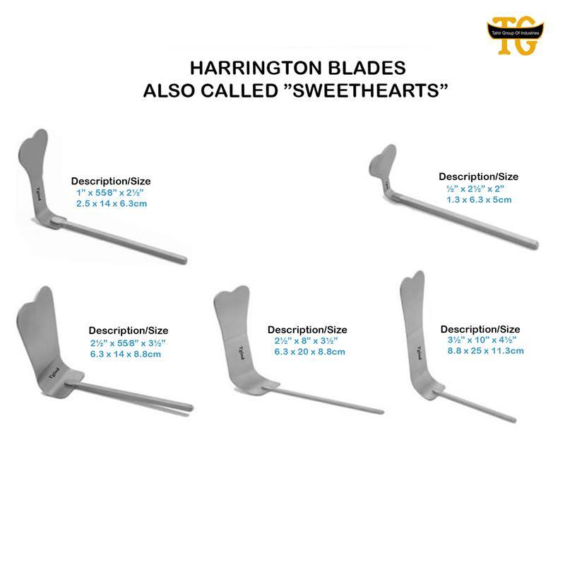 Abdominal Retractor Harrington Blade, surgical instruments, TGI's own catalog photograph