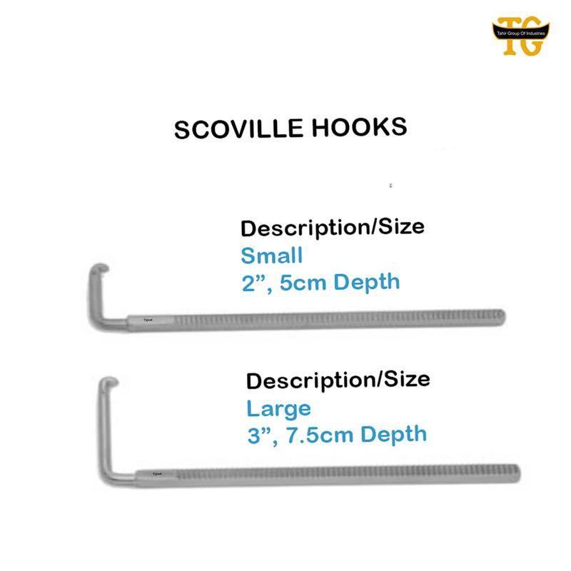 Abdominal Retractor Scoville Hook, surgical instruments, TGI's own catalog photograph