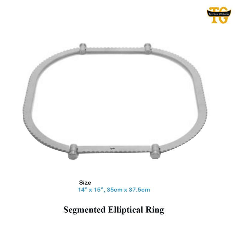 Segmented Elliptical Ring, surgical instruments, TGI's own catalog photograph