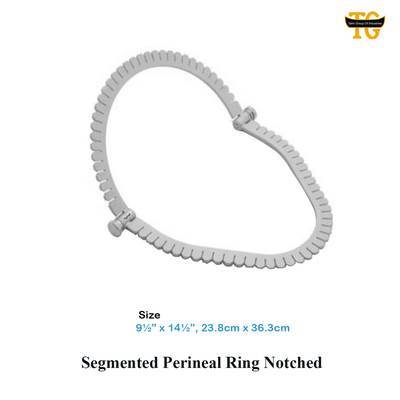 Segmented Perineal Ring Notched, surgical instruments, TGI's own catalog photograph