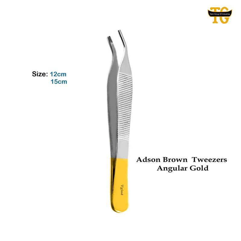 Adson Brown Angular Forceps, surgical instruments, TGI's own catalog photograph