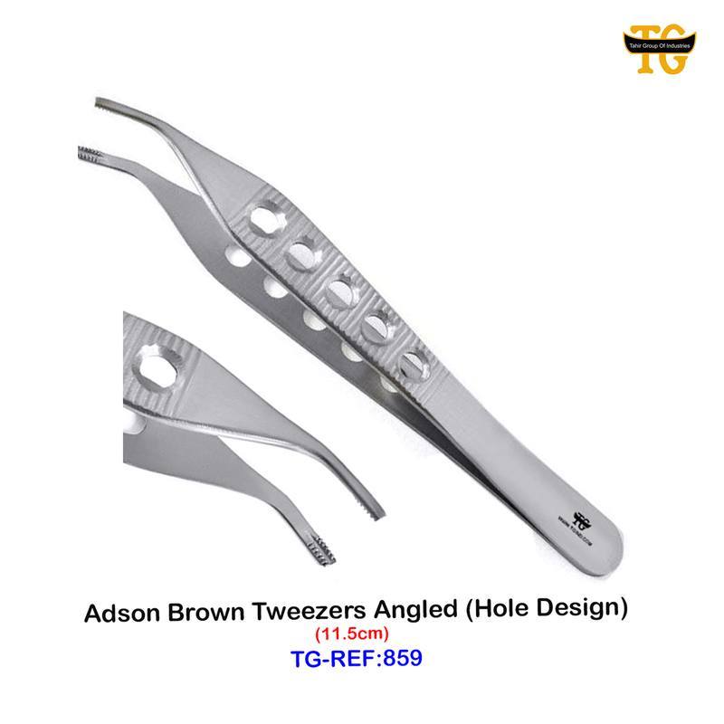Adson Brown Tweezer, dental instruments, TGI's own catalog photograph