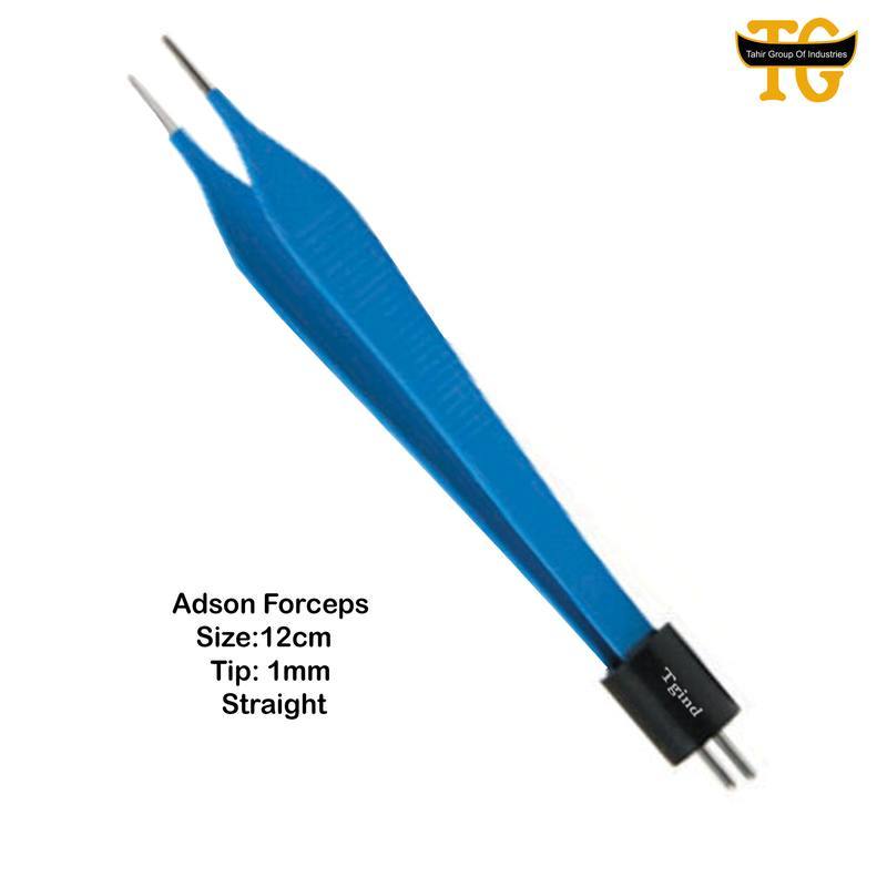 Adson Forceps, electrosurgical instruments, TGI's own catalog photograph