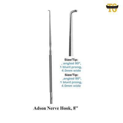 Adson Hook, surgical instruments, TGI's own catalog photograph