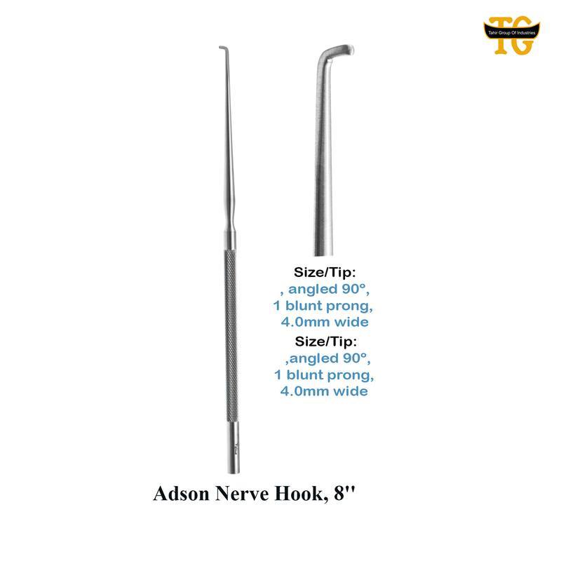 Adson Hook, surgical instruments, TGI's own catalog photograph
