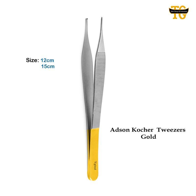 Adson Kocher Forceps, surgical instruments, TGI's own catalog photograph