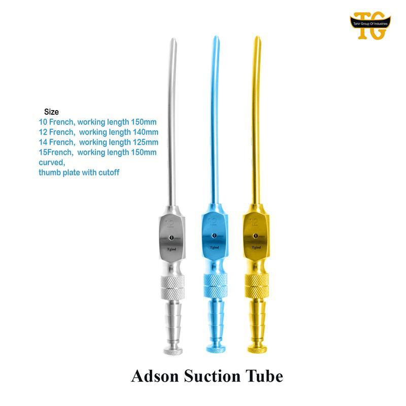 Adson Suction Tube, surgical instruments, TGI's own catalog photograph