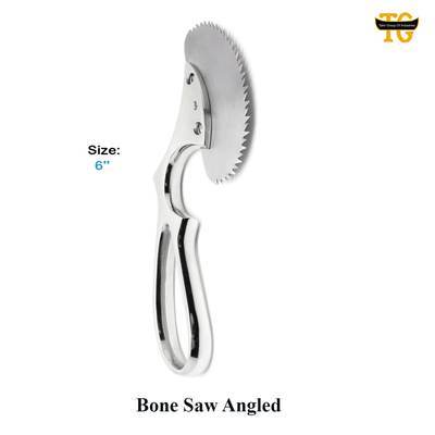 Bone Saw Angled, surgical instruments, TGI's own catalog photograph