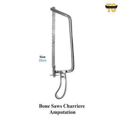 Bone Saws Charriere Amputation, surgical instruments, TGI's own catalog photograph