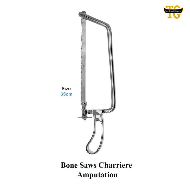 Bone Saws Charriere Amputation, surgical instruments, TGI's own catalog photograph