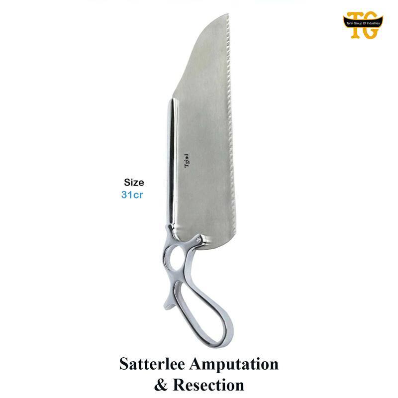 Satterlee Amputation & Resection, surgical instruments, TGI's own catalog photograph