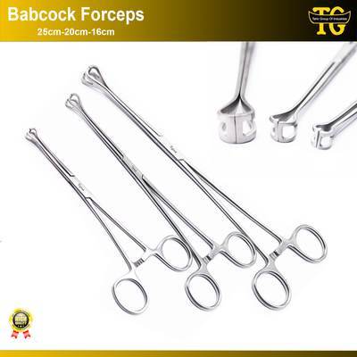 Appendix Holding Clamp Set, surgical instruments, TGI's own catalog photograph