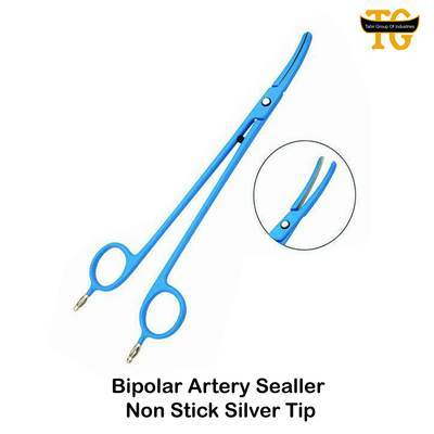 Artery Forceps Silver Tip, electrosurgical instruments, TGI's own catalog photograph