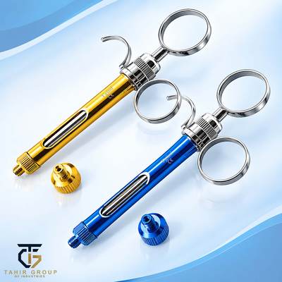 Aspirating Syringe 1.8 ml Ergonomic Handle, dental instruments, TGI's own catalog photograph
