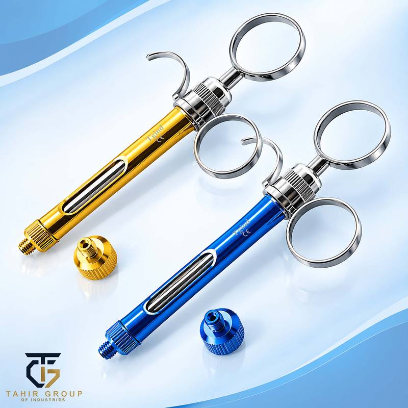 Aspirating Syringe 1.8 ml Ergonomic Handle, dental instruments, TGI's own catalog photograph