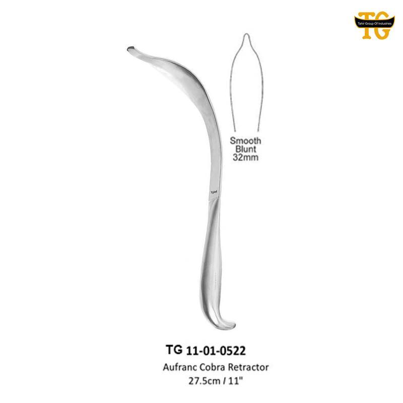 Aufranc Cobra Retractor, orthopedic instruments, TGI's own catalog photograph