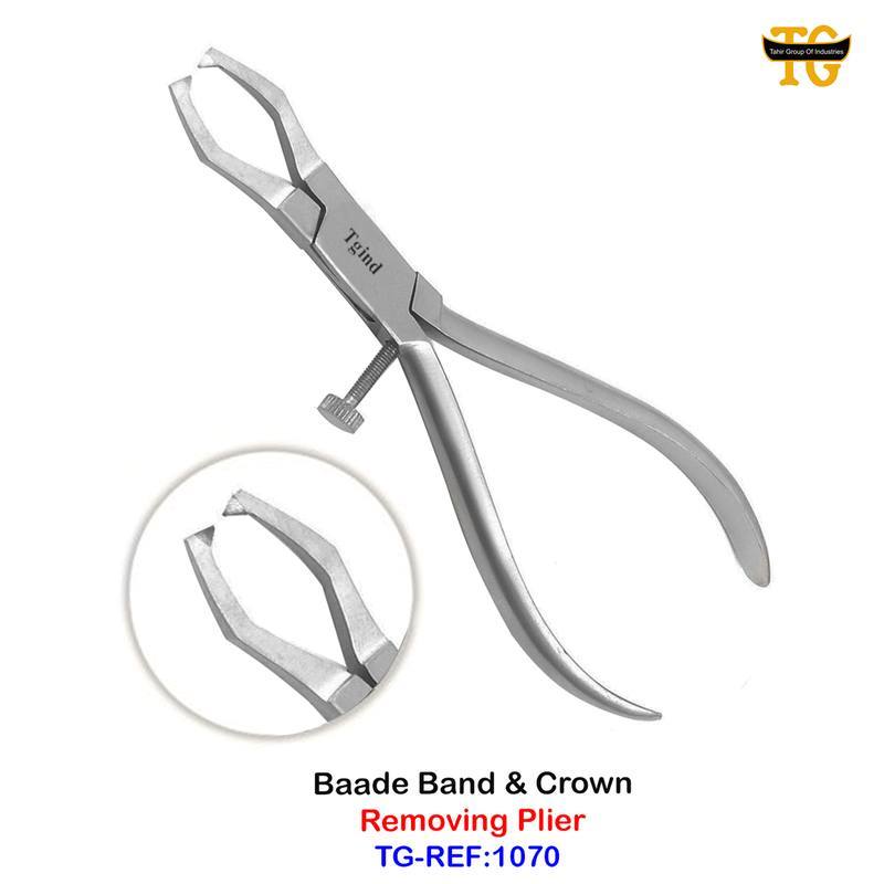 Baade Crown Removing Forceps, dental instruments, TGI's own catalog photograph