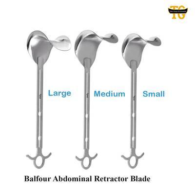 Balfour Blade, surgical instruments, TGI's own catalog photograph