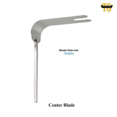 Balfour Blade Center, surgical instruments, TGI's own catalog photograph
