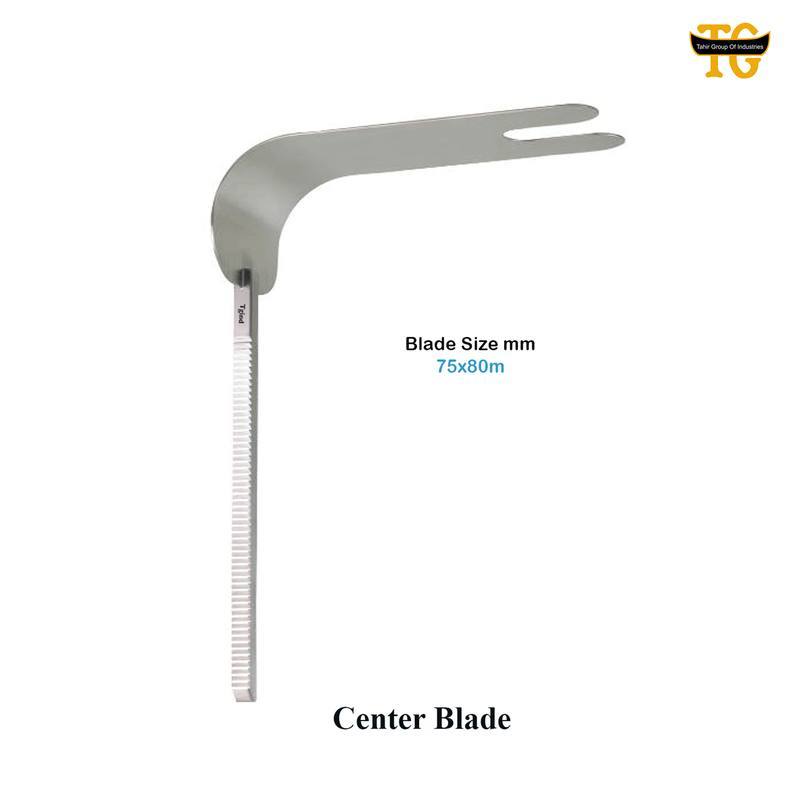 Balfour Blade Center, surgical instruments, TGI's own catalog photograph