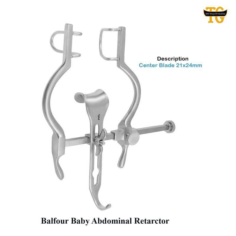 Balfour Baby Abdominal Retarctor, surgical instruments, TGI's own catalog photograph