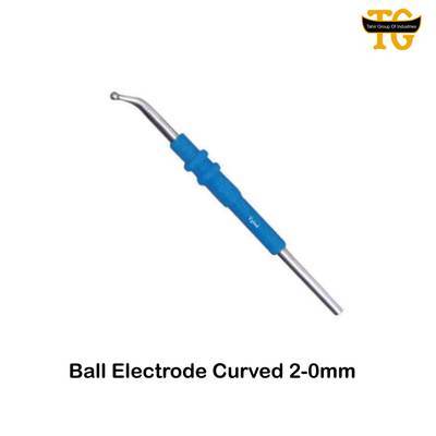 Ball Electrode Curved Disposable, electrosurgical instruments, TGI's own catalog photograph