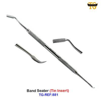 Band Seater (Tin Insert), dental instruments, TGI's own catalog photograph