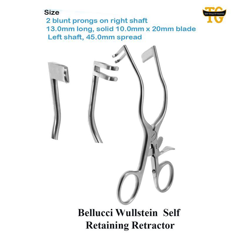 Bellucci Wullstein Self Retaining Retractor, surgical instruments, TGI's own catalog photograph