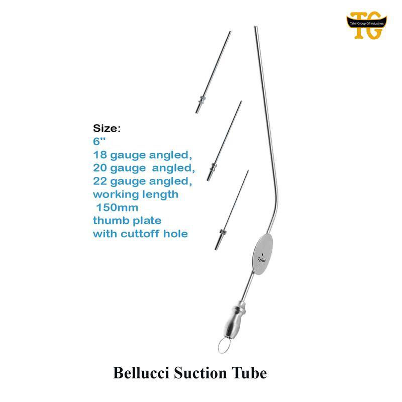 Bellucci Suction Tube, surgical instruments, TGI's own catalog photograph