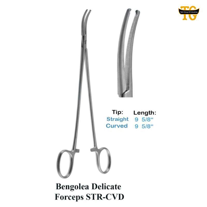 Bengolea Delicate Forceps, surgical instruments, TGI's own catalog photograph