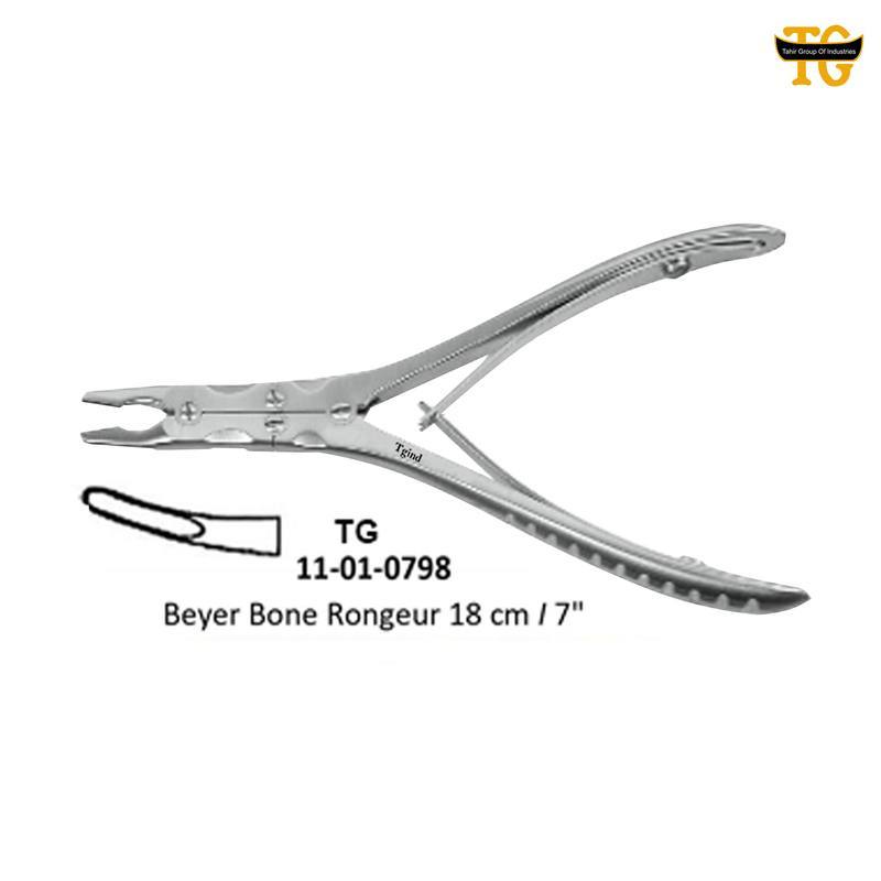 Beyer Bone Rongeur, orthopedic instruments, TGI's own catalog photograph