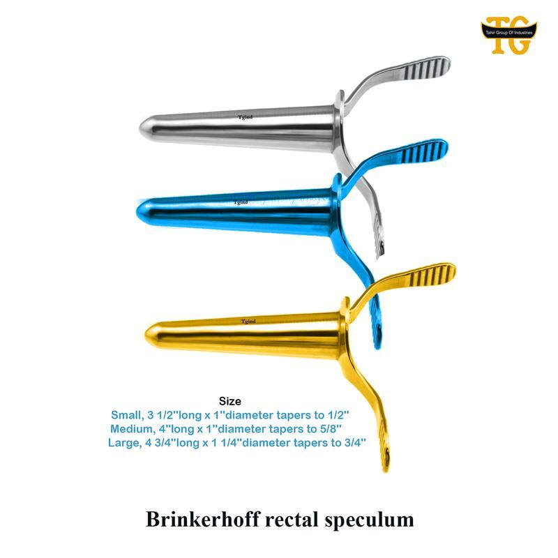 Binkerhoff Anal Speculum, surgical instruments, TGI's own catalog photograph