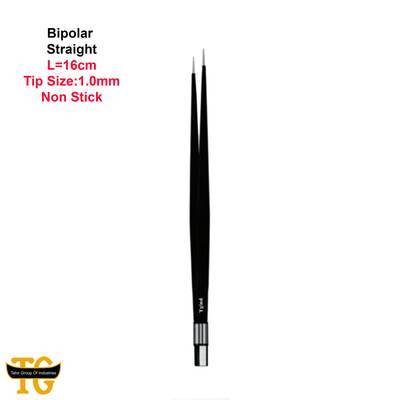 Bipolar Forceps Straight, electrosurgical instruments, TGI's own catalog photograph