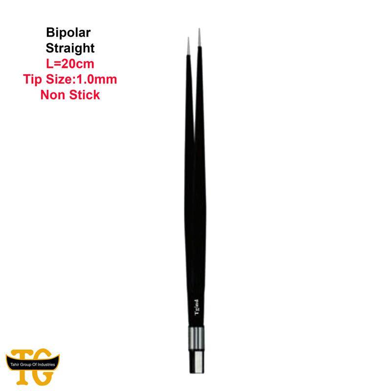 Bipolar Forceps Straight, electrosurgical instruments, TGI's own catalog photograph