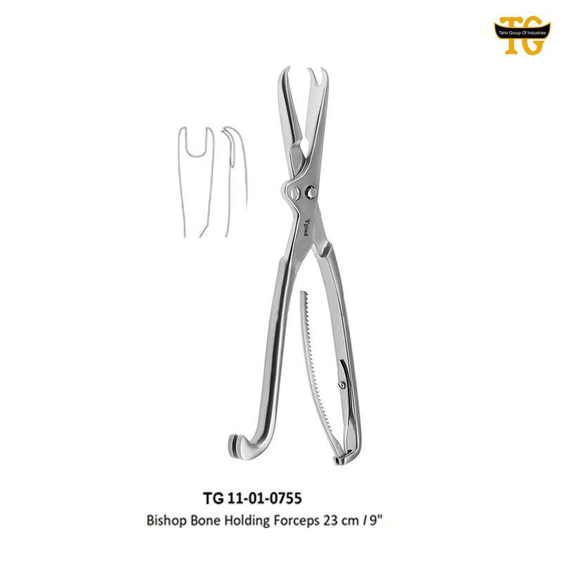 Bishop Bone Holding Forceps, orthopedic instruments, TGI's own catalog photograph