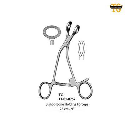 Bishop Bone Holding Forceps, TGI's own catalogue photograph