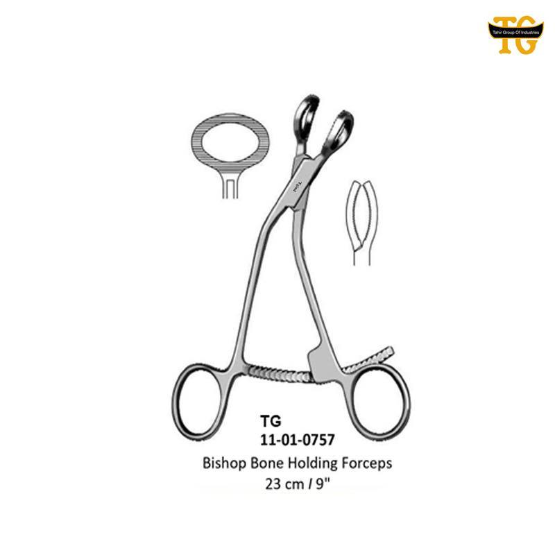 Bishop Bone Holding Forceps, orthopedic instruments, TGI's own catalog photograph
