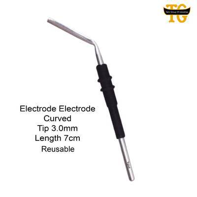 Blade Electrode Curved Reusable, electrosurgical instruments, TGI's own catalog photograph