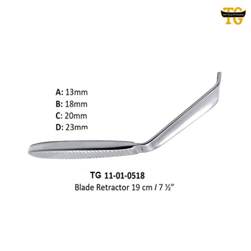 Blade Retractor, orthopedic instruments, TGI's own catalog photograph