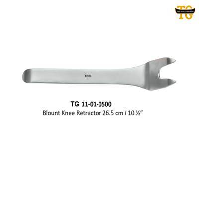 Blount Knee Retractor, orthopedic instruments, TGI's own catalog photograph