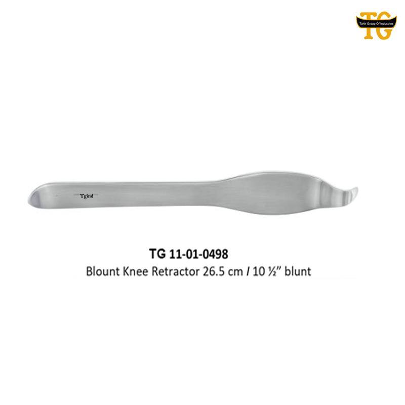 Blount Knee Retractor, orthopedic instruments, TGI's own catalog photograph