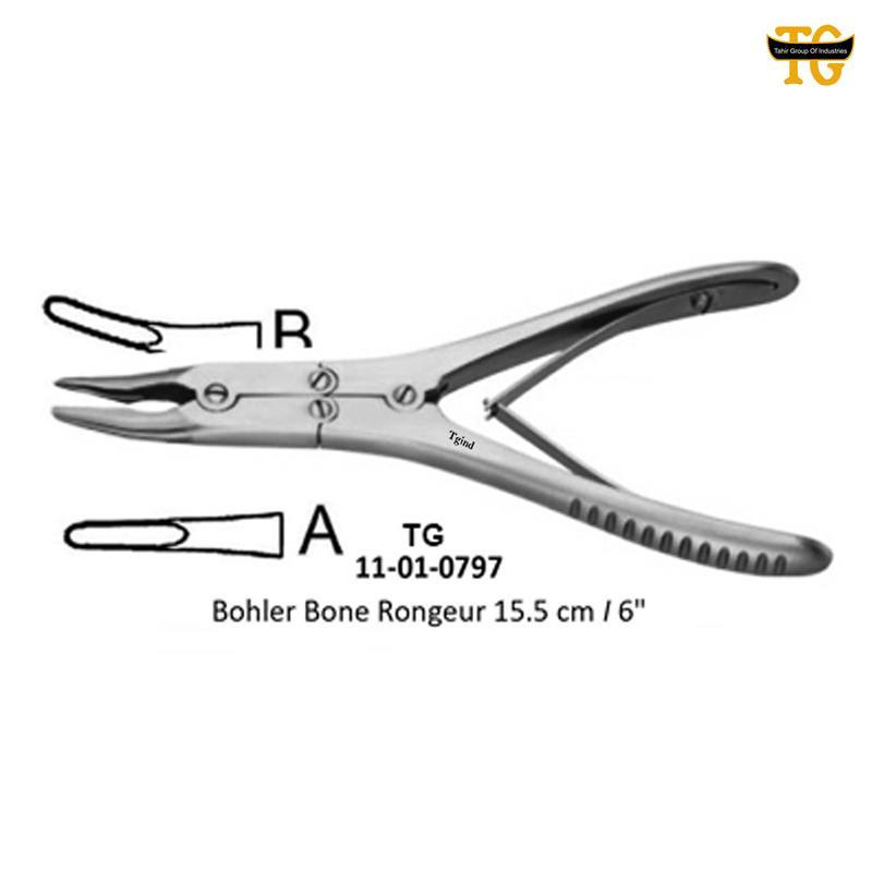 Böhler Bone Rongeur, orthopedic instruments, TGI's own catalog photograph