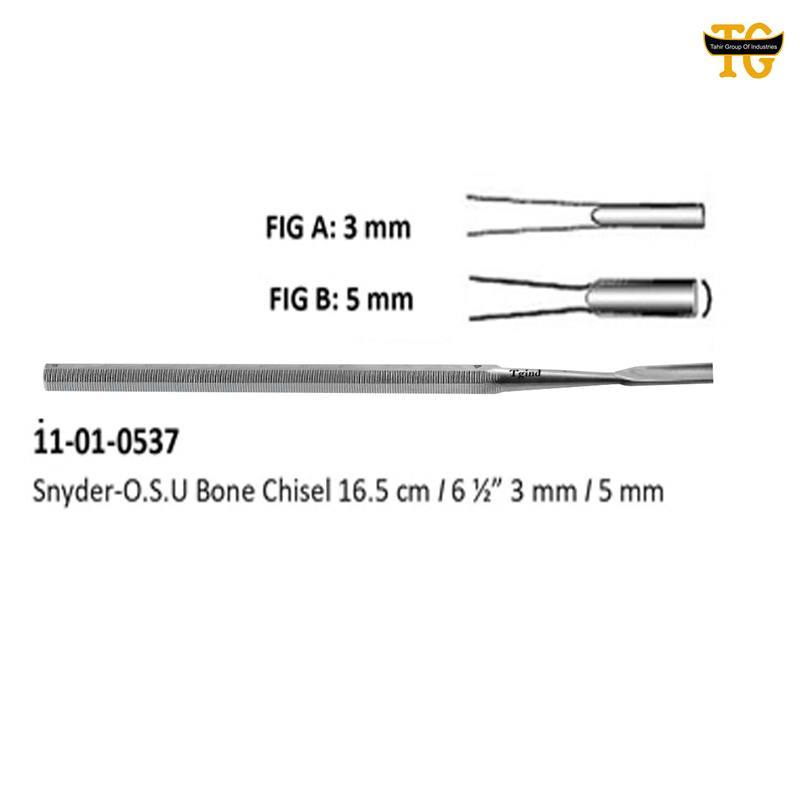 Snyder-O.S.U Bone Chisel, orthopedic instruments, TGI's own catalog photograph