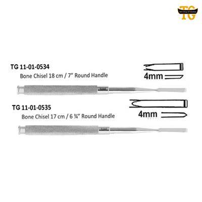 Bone Chisel, orthopedic instruments, TGI's own catalog photograph