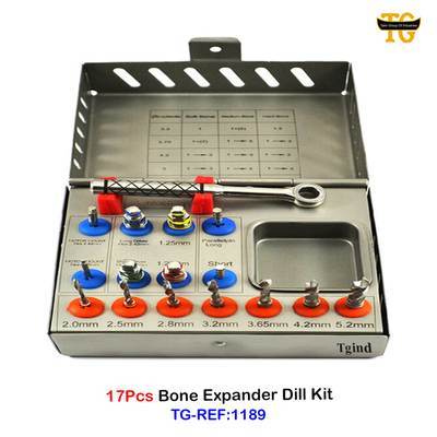 Bone Expander Dill Kit, dental instruments, TGI's own catalog photograph