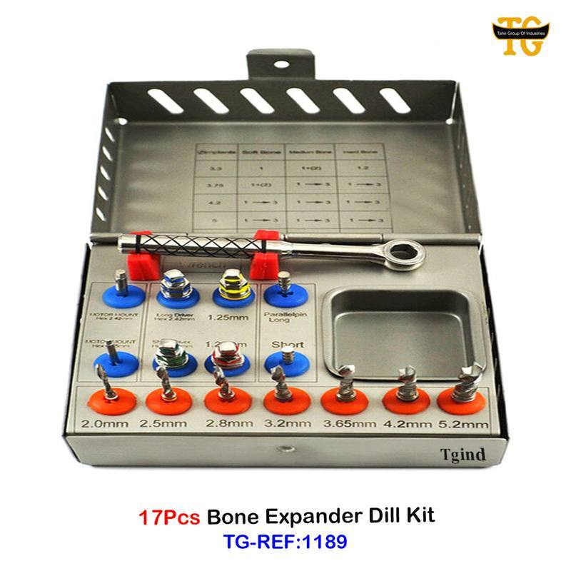Bone Expander Dill Kit, dental instruments, TGI's own catalog photograph